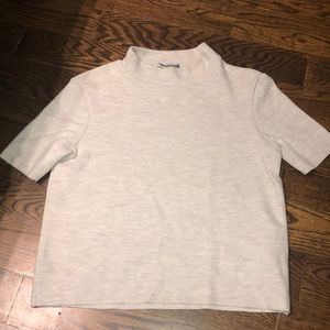 Zara beige turtle neck top